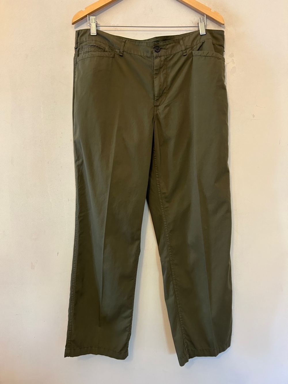 Lauren Jeans Co Olive Green Ankle pants Size 14 EUC